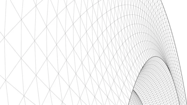 Abstrakt Grafisk Geometri Illustration — Stock vektor