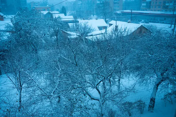 겨울에 도시의 — 스톡 사진