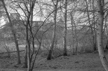 Eski şehirdeki tarihi mimari kalesi