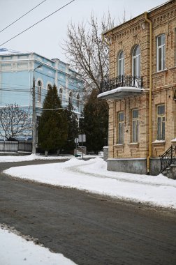 Eski şehrin tarihi mimari parçaları.