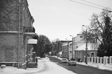 Eski şehrin tarihi mimari parçaları, şehir.