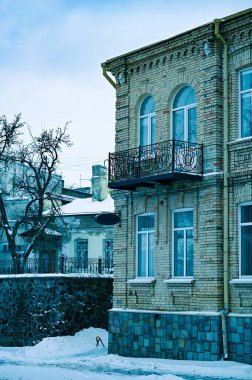 Eski şehrin tarihi mimari parçaları, şehir.