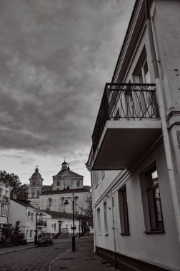 Eski şehrin tarihi mimari parçaları, şehir.