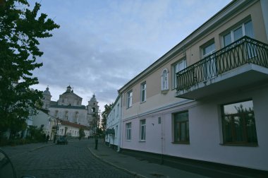 Eski şehrin tarihi mimari parçaları, şehir.