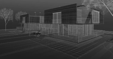 Belediyenin çizim konsepti 3D illüstrasyon