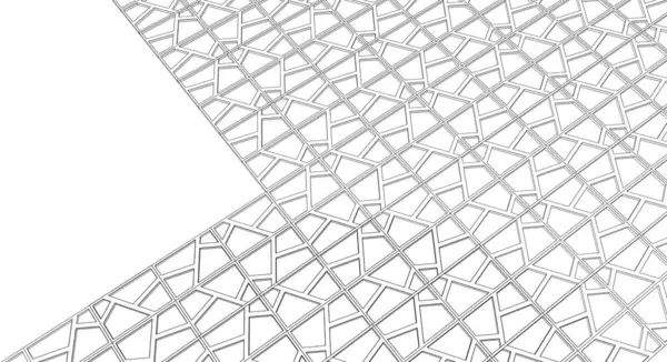 Pola Geometris Abstrak Latar Belakang Hitam Dan Putih — Stok Foto