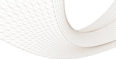 soyut geometri dalgalı yüzey 3 boyutlu illüstrasyon