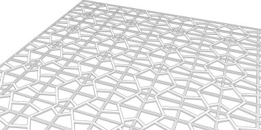soyut geometrik desen, siyah ve beyaz arkaplan 