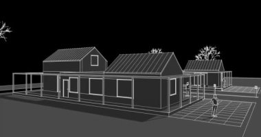 Geleneksel İkamet Konağı 3D görüntüleme