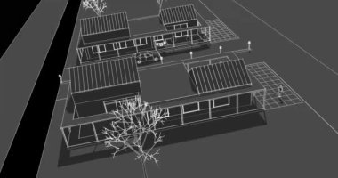Geleneksel İkamet Konağı 3D görüntüleme