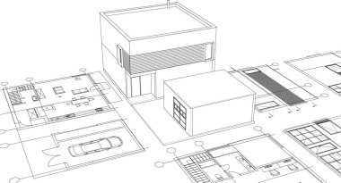 soyut mimari duvar kağıdı, dijital arkaplan