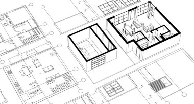 ev planı proje taslağı 3D oluşturma