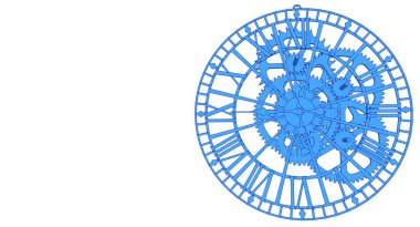 Beyaz arka planı olan bir dişli çarkının 3 boyutlu çizimi