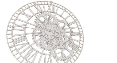 Beyaz arkaplanın 3 boyutlu görüntüsü