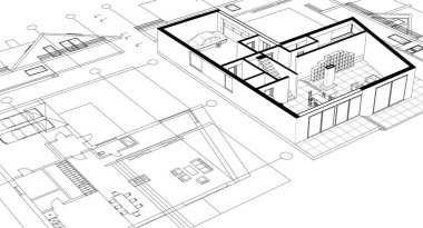 ev planı mimari çizimi