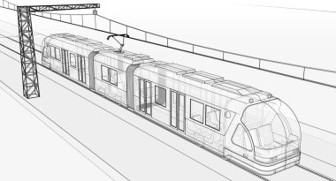 Şehirde tren var..