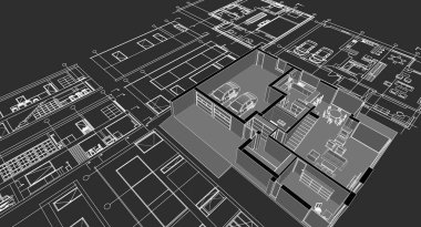ev planı mimari plan 3D oluşturma