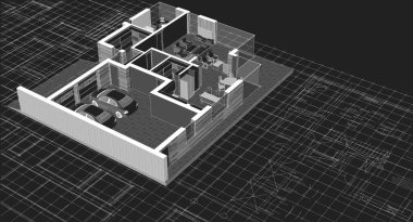 soyut mimari duvar kağıdı, dijital arkaplan