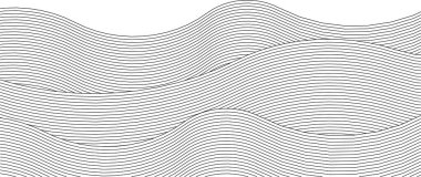 Soyut dalga çizgileri arka plan. vektör illüstrasyonu