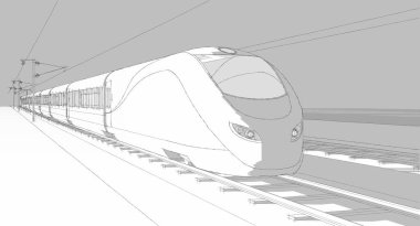 tren, tren, tren nakliye vektörü, illüstrasyon treni, demiryolu, tren, ulaşım, demiryolu, ulaşım, illüstrasyon, tren,