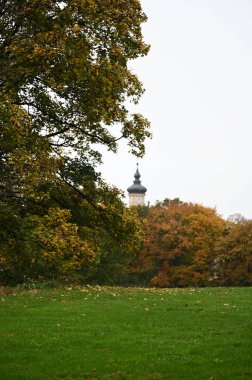 Alman Muensterland 'inde sonbahar