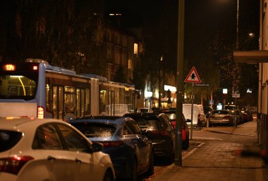 Berlin, Almanya - mayıs ayı, 22: 19: 00 Berlin gece manzaralı..