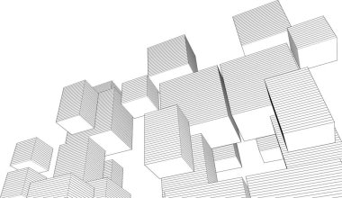 3D kaplama mimari sanat, dijital duvar kağıdı