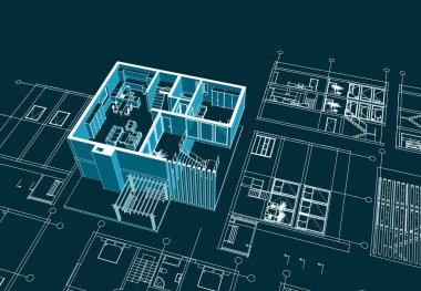 ev planı mimari projesi 3D oluşturma