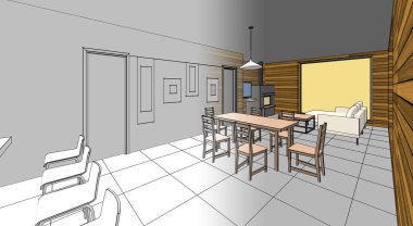 iç mekan tasarımı, 3 boyutlu tasarım