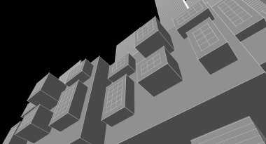 3D mimari sanat, dijital duvar kağıdı