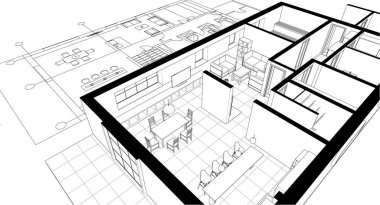 soyut mimari duvar kağıdı, dijital arkaplan