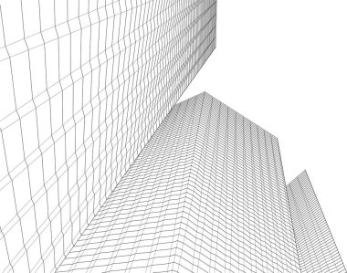 soyut mimari duvar kağıdı, dijital arkaplan