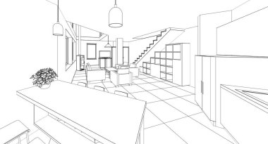 tasarım iç tasarımı, 3D oluşturma