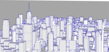 Şehrin 3 boyutlu modeli