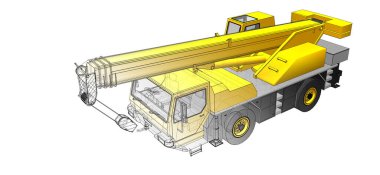 Yansıtıcı bir kolun beyaz arkaplanda bir kontur çizgisi oluşturulması