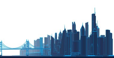 cityscape vektör çizim