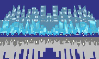 soyut kentsel vektör arka plan