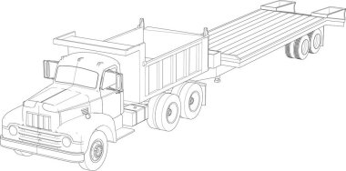 konturlu kamyon
