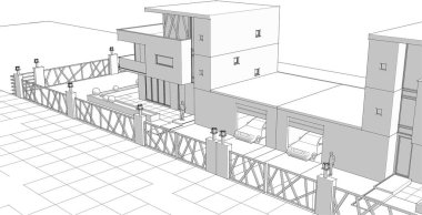 3D mimari sanat, dijital duvar kağıdı