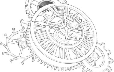 Mekanik mekanizma. Mekanik teçhizat mekanizması. Mekanik parçaların mekanizması