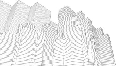 çizgili mimari duvar kağıdı, dijital arkaplan