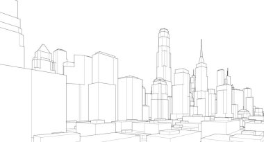 soyut mimari duvar kağıdı, dijital arkaplan