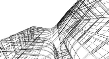 minimal geometrik mimari binalar tasarımı