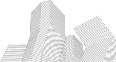 soyut mimari duvar kağıdı, dijital arkaplan