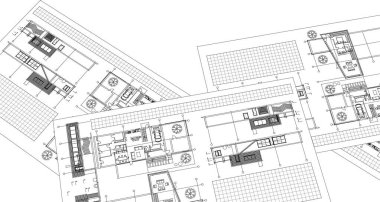 ev planı mimari çizimi