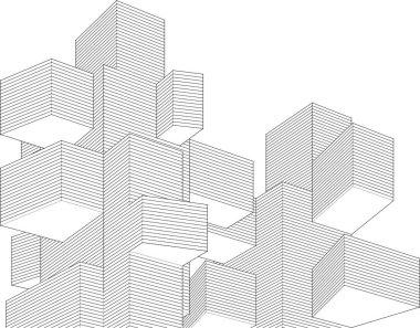 minimal geometrik mimari yapı mimari çizgileri