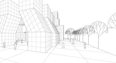 3D resimleme sanatı, perspektif duvar kağıdı