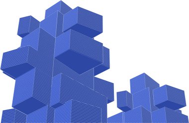 soyut mimari duvar kağıdı, dijital arkaplan