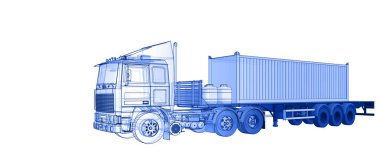 samochód na białym tle