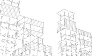 çizgili mimari duvar kağıdı, dijital arkaplan